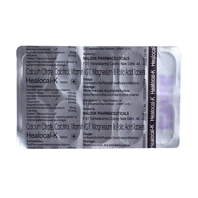 Healocal-K Tablet 10's, Pack of 10 TABLETS