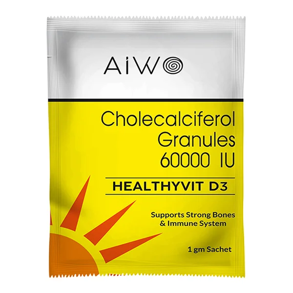 Healthyvit D3 60K Granules 1 gm, Pack of 1