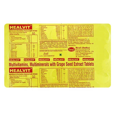 Healvit Tablet 15's