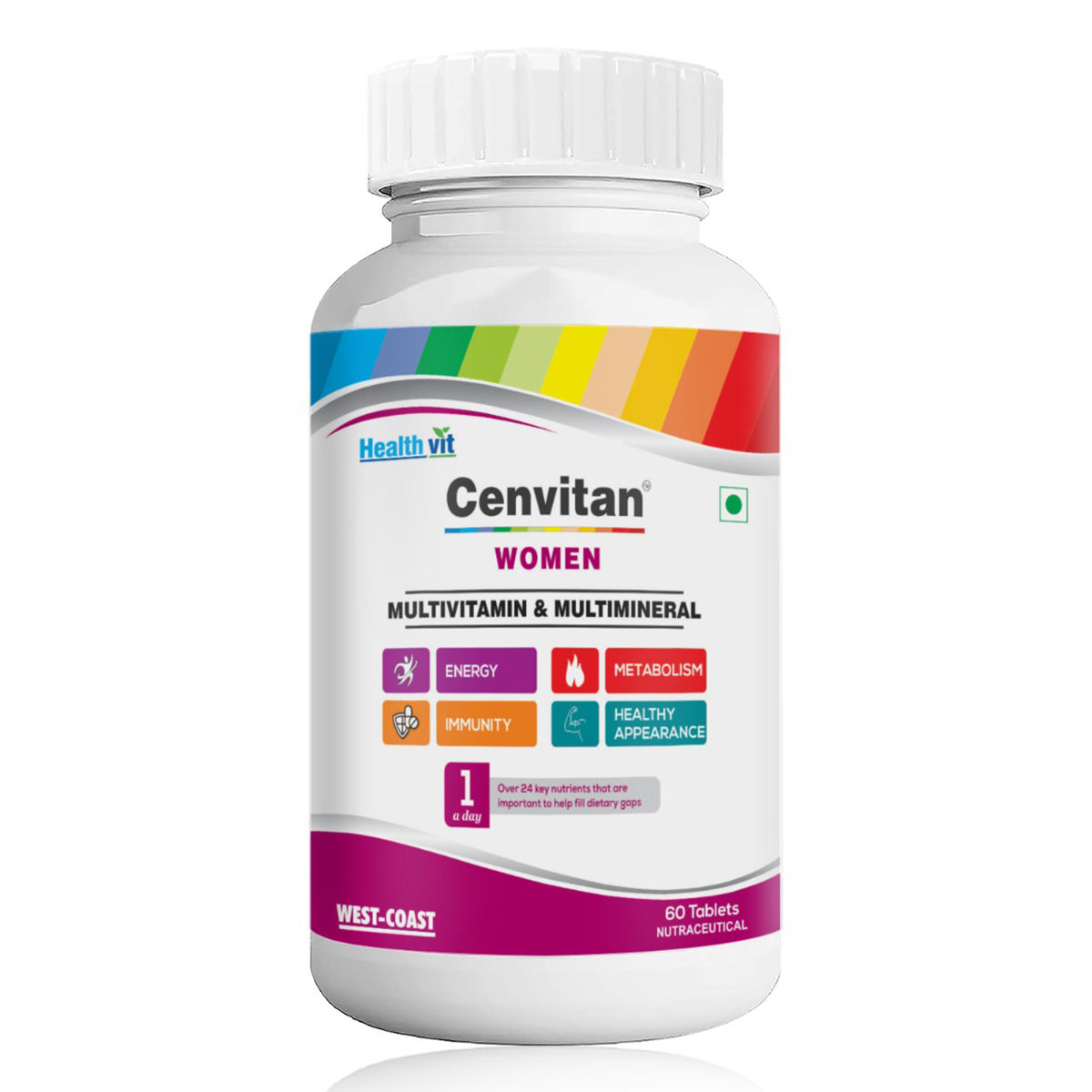 Healthvit Cenvitan Women Multivitamin & Multimineral, 60 Tablets Price