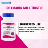Healthvit Silymarin Milk Thistle 400 mg, 60 Capsules, Pack of 1