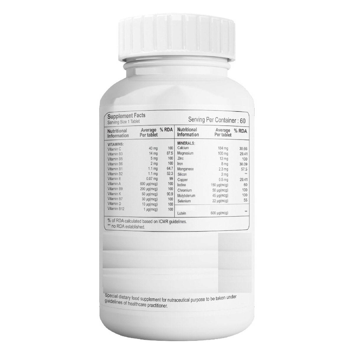 Healthvit Cenvitan Men 50+ Multivitamins & Multimineral, 60 Tablets, Pack of 1 Healthvit Cenvitan Men 50+ Multivitamins & Multimineral, 60 Tablets, Pack of 1