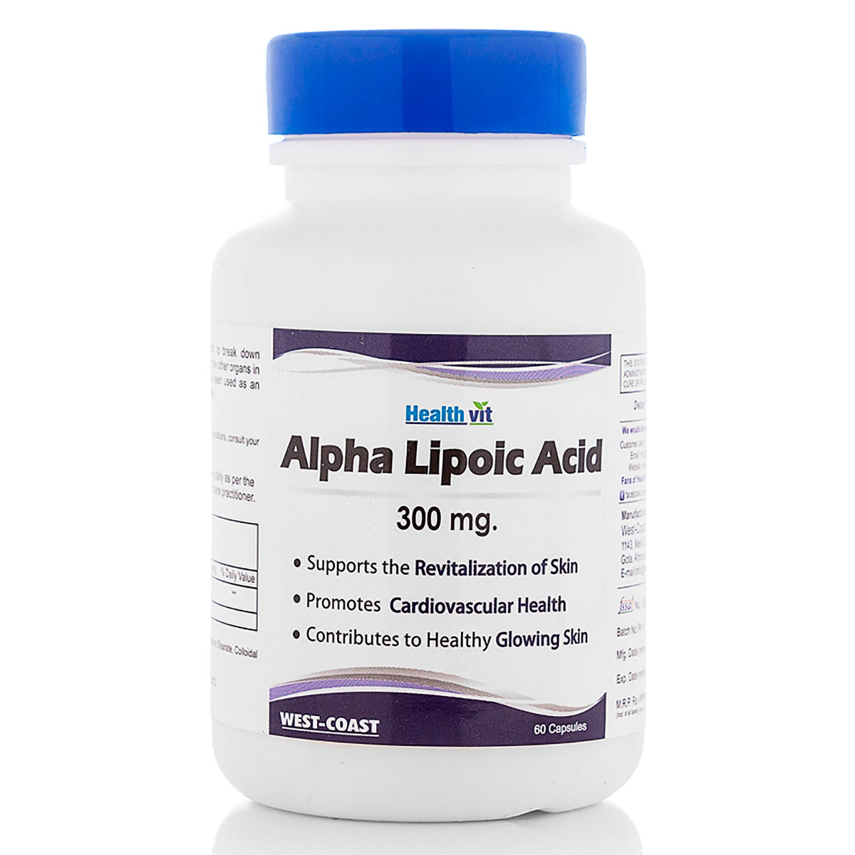 Buy Healthvit Alpha Lipoic Acid 300mg, 60 Capsules Online