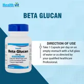 Healthvit Beta Glucan 250 mg, 60 Capsules, Pack of 1