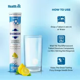 Healthvit Energize Instant Energy &amp; Hydration Formula Lemon Flavour Effervescent, 20 Tablets, Pack of 1