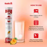 Healthvit Magneed-Z Sugar Free Orange Flavour Effervescent, 20 Tablets, Pack of 1
