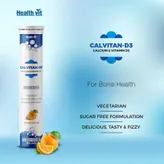 Healthvit Calvitan-D3 Orange Flavour Effervescent, 20 Tablets, Pack of 1