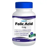 Healthvit Folic Acid 5 mg, 60 Tablets, Pack of 1