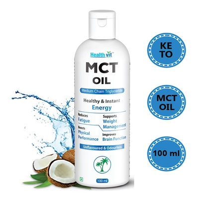 Healthvit MCT Oil, 100 ml, Pack of 1