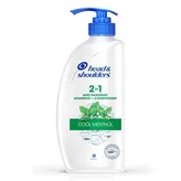 Head &amp; Shoulders 2-In-1 Cool Menthol Anti-Dandruff Shampoo + Conditioner, 650 ml, Pack of 1