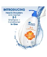 Head &amp; Shoulders 2-In-1 Smooth &amp; Silky Anti-Hairfall Shampoo + Conditioner, 650 ml, Pack of 1