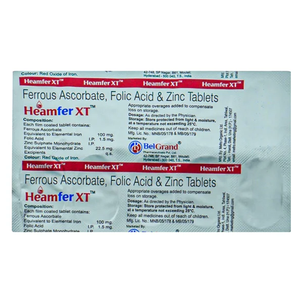 Heamfer XT Tablet 10's, Pack of 10 TabletS
