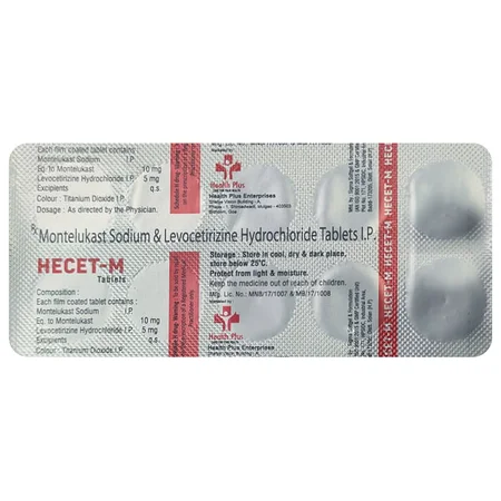 Hecet-M Tablet 10's