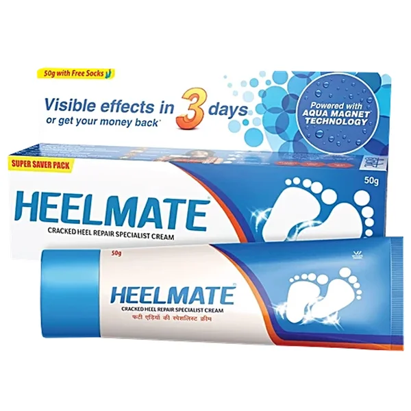 Heelmate Cracked Heel Cream, 50 gm, Pack of 1