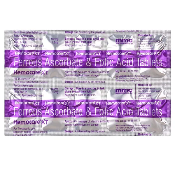 Hemocare XT Tablet 10's