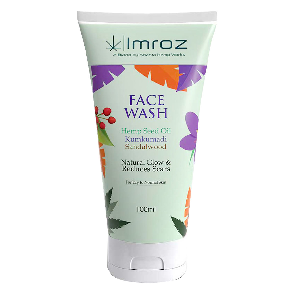 Ananta Hemp Imroz Kumkumadi Sandalwood Face Wash 100 ml | With Heamp Seed Oil, Kumkumadi & Sandalwood | Reduces Scars | Evens Out Skin Tones | Natural Glow | For Dry To Normal Skin, Pack of 1 Ananta Hemp Imroz Kumkumadi Sandalwood Face Wash 100 ml | With Heamp Seed Oil, Kumkumadi & Sandalwood | Reduces Scars | Evens Out Skin Tones | Natural Glow | For Dry To Normal Skin, Pack of 1