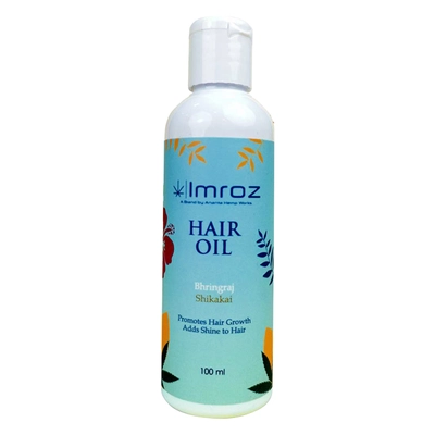 Ananta Hemp Imroz Bhringraj Shikakai Hair Oil, 100 ml, Pack of 1