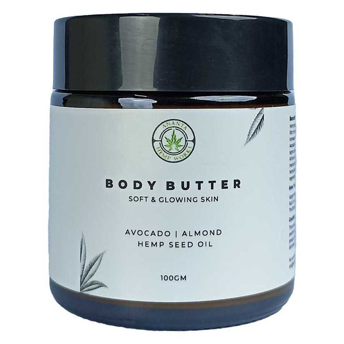 Ananta Hemp Body Butter 100 gm With Avacado, Almond & Hemp Seed Oil