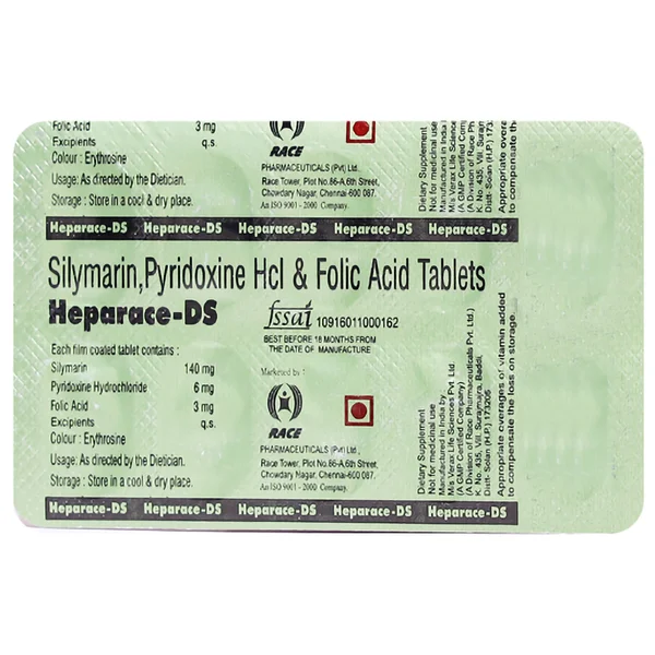 Heparace-DS Tablet 10's