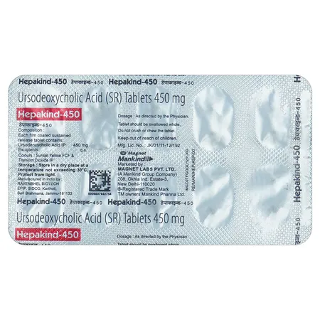 Hepakind-450 Tablet 10's