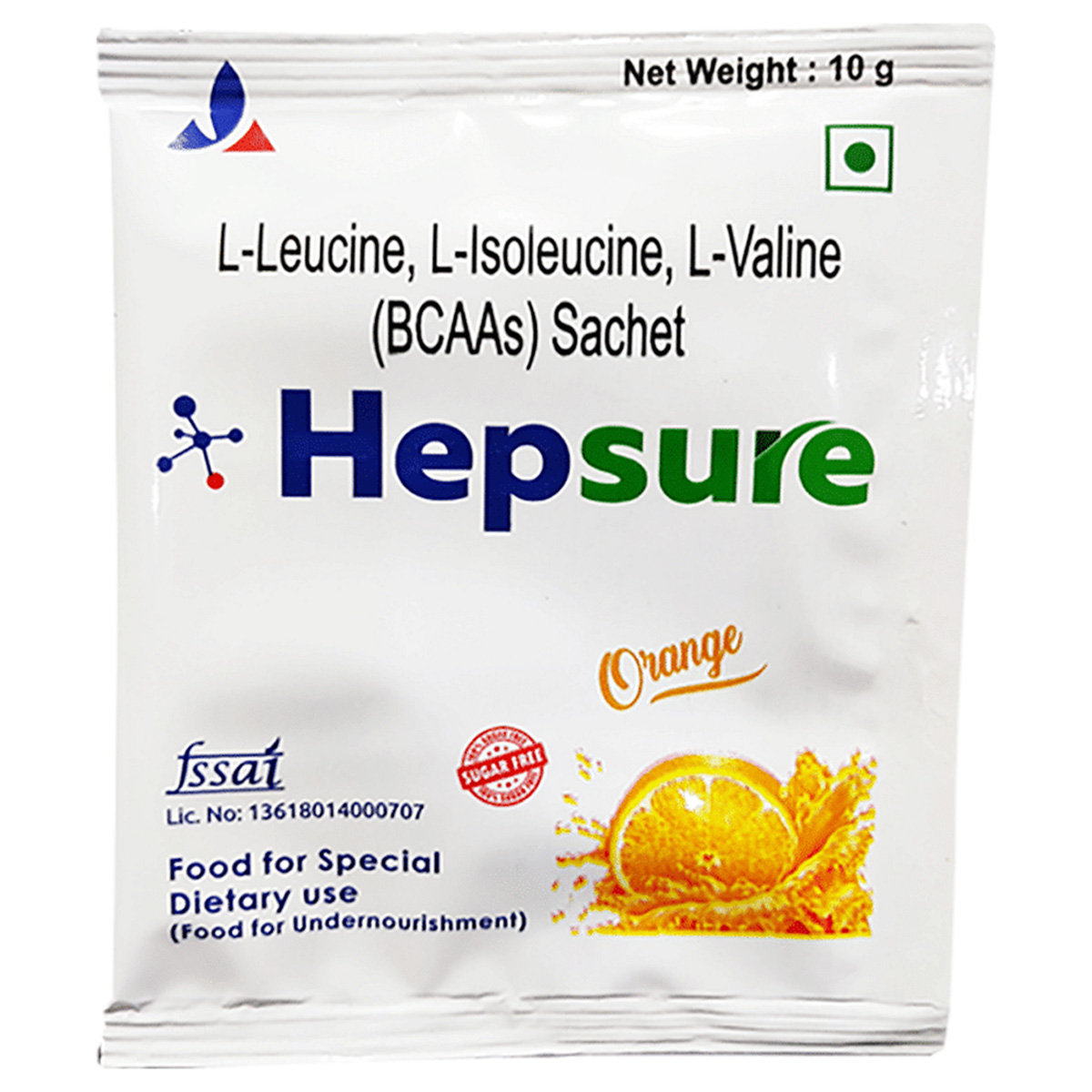 Hepsure Sugar Free Orange Flavour Adults Sachet 8 gm, Pack of 1 Sachet Hepsure Sugar Free Orange Flavour Adults Sachet 8 gm, Pack of 1 Sachet