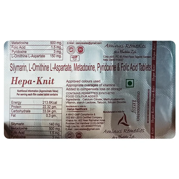Hepa-Knit Tablet 10's, Pack of 10
