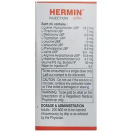 Parmin Inj Buy Hermin Injection online | Uses, Side Effects, Price and substitutes ...