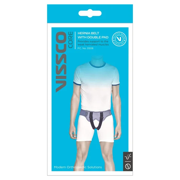 Vissco Hernia Belt Double Pad-Small, 1 Count
