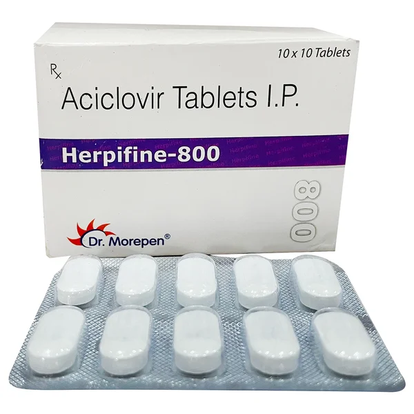 Herpifine-800 Tablet 10's