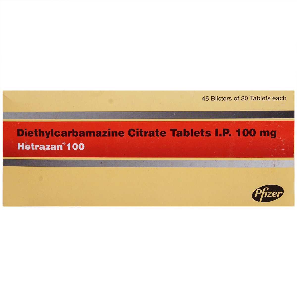 Hetrazan 100 Tablet 30's, Pack of 30 TABLETS Hetrazan 100 Tablet 30's, Pack of 30 TABLETS