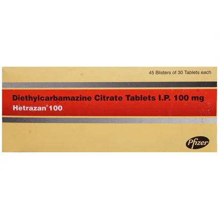 Hetrazan 100 Tablet 30's