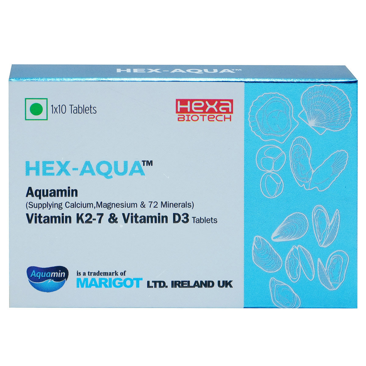 Hex-Aqua Tablet 10's, Pack of 10 Hex-Aqua Tablet 10's, Pack of 10