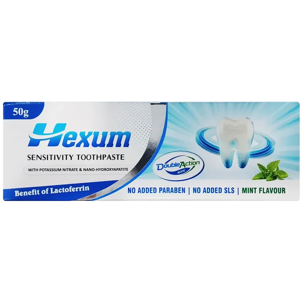 Hexum Sensitivity Mint Flavour Toothpaste, 50 gm
