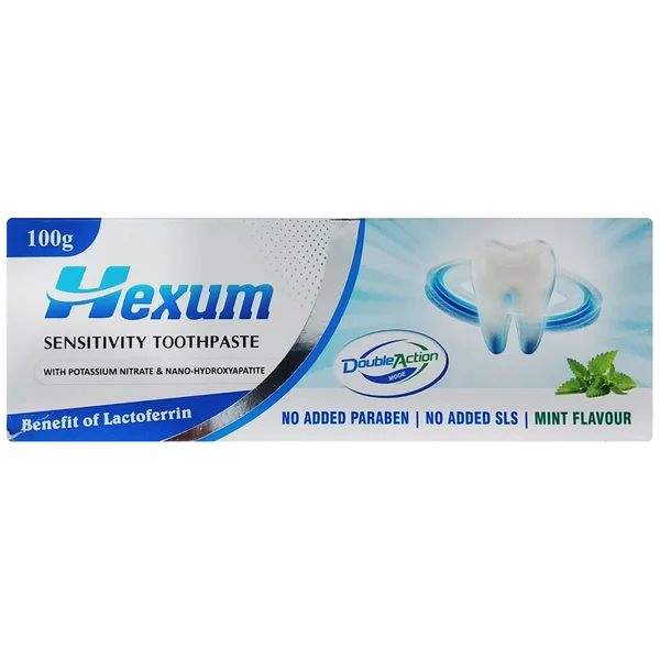 Hexum Sensitivity Mint Flavour Toothpaste, 100 gm