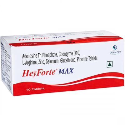 Heyforte Max Tablet 10's, Pack of 10 TabletS