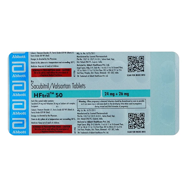 HFtril 50 Tablet 14's, Pack of 14 TabletS