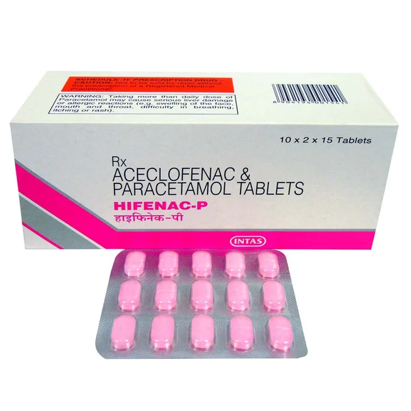 Hifenac-P Tablet 15's, Pack of 15 TABLETS