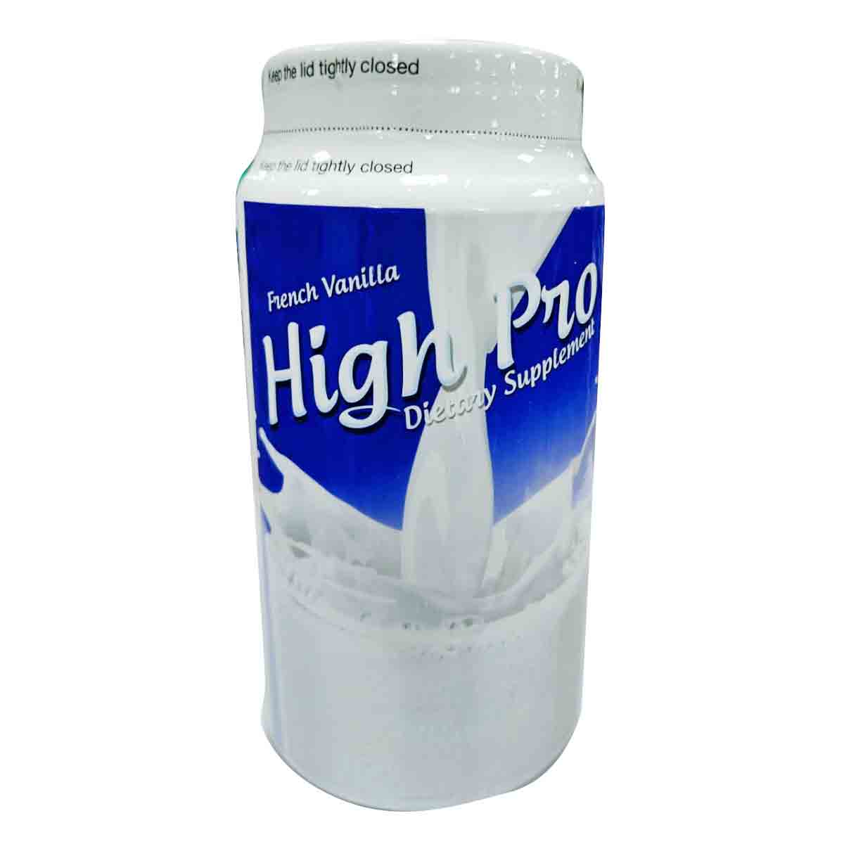 Buy High Pro Vannila Flavour Powder, 200 gm Tin  Online