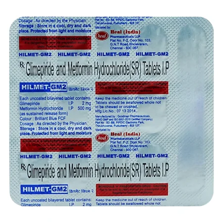 Hilmet-GM2 Tablet 15's