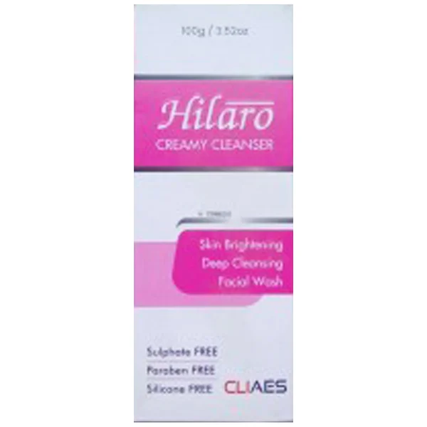 Hilaro Creamy Cleanser Facial Wash, 100 gm