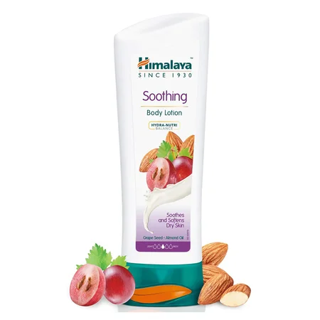 Himalaya Soothing Body Lotion 100 ml | Grape Seed & Almond Oil | Soothes & Soften Dry Skin