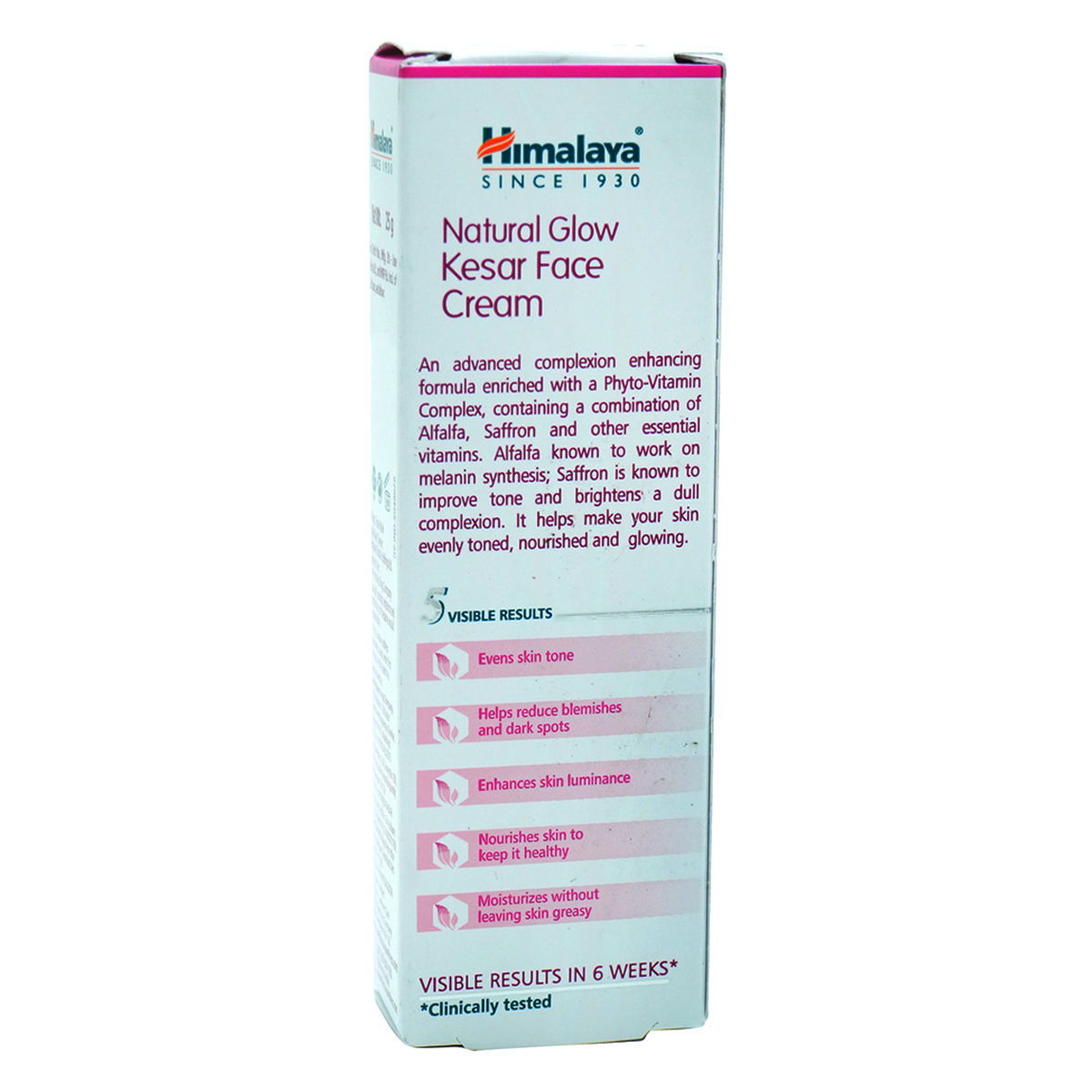 Himalaya Natural Glow Kesar Face Cream, 25 gm Price, Uses, Side Effects