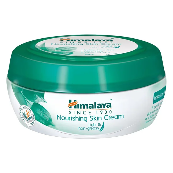 Himalaya Nourishing Skin Cream 50 gm | Indian Kino Tree, Aloe Vera, Winter Cherry | Light &amp; Non Greasy Formula, Pack of 1