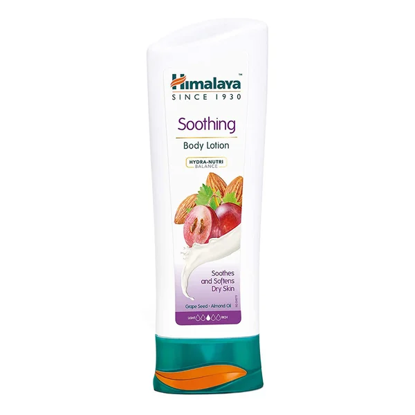 Himalaya Soothing Body Lotion 200 ml | Grape Seed & Almond Oil | Soothes & Soften Dry Skin