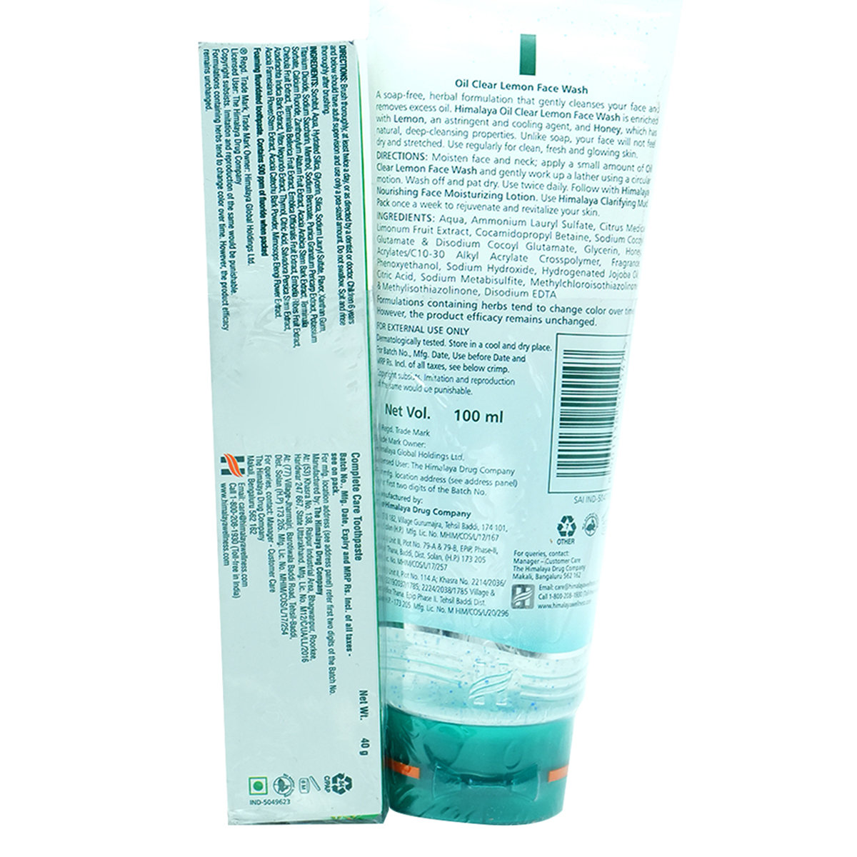 Himalaya Oil Clear Lemon Face Wash 100 ml | Lemon & Honey | Deep Cleansing | Removes Excess Oil | For Oily Skin, Pack of 1 Himalaya Oil Clear Lemon Face Wash 100 ml | Lemon & Honey | Deep Cleansing | Removes Excess Oil | For Oily Skin, Pack of 1