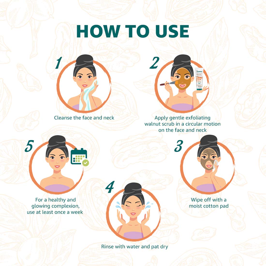 Himalaya Gentle Exfoliating Walnut Scrub 50 gm | Walnut, Apricot & Natural Antioxidants | Exfoliates Blackheads & Dead Skin Cells, Pack of 1 Himalaya Gentle Exfoliating Walnut Scrub 50 gm | Walnut, Apricot & Natural Antioxidants | Exfoliates Blackheads & Dead Skin Cells, Pack of 1