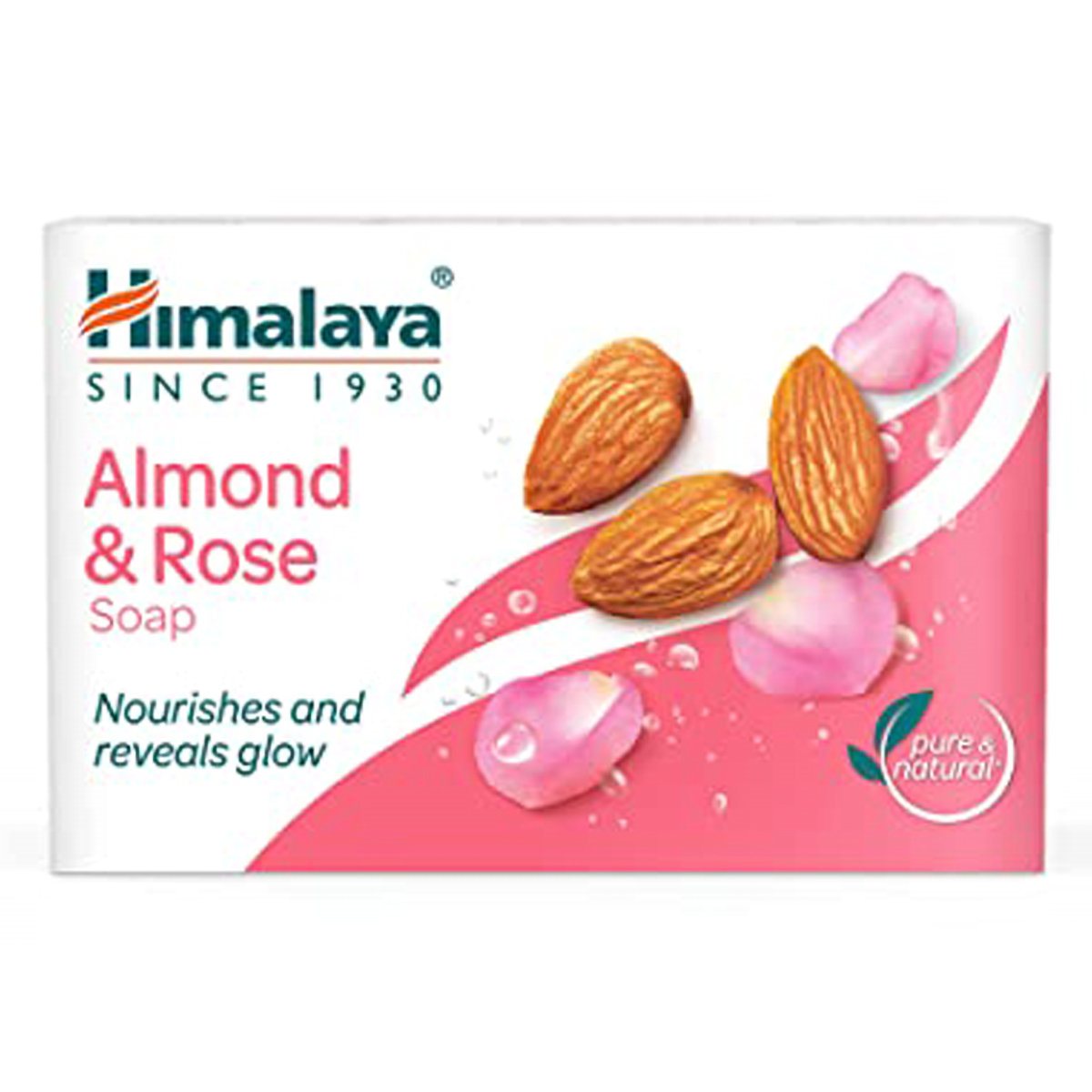 Himalaya Almond & Rose Soap 75 gm | With Almond Oil & Rose | Moisturises & Cools Dry Skin, Pack of 1 Himalaya Almond & Rose Soap 75 gm | With Almond Oil & Rose | Moisturises & Cools Dry Skin, Pack of 1