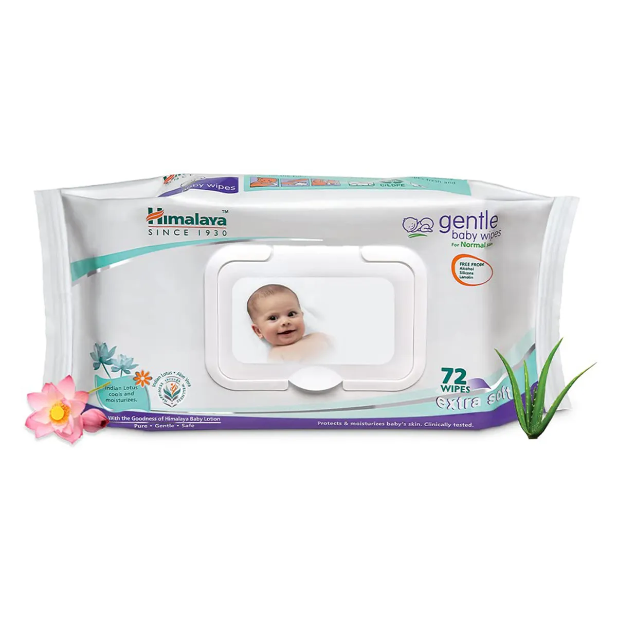 Buy Himalaya Gentle Baby Wipes, 72 Count 19 Minutes Delivery