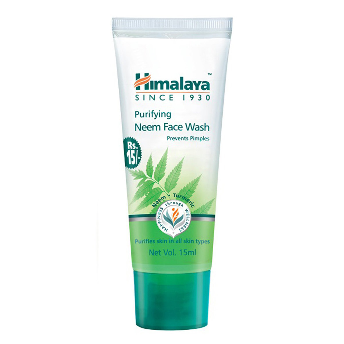 Himalaya Purifying Neem Face Wash 15 ml | With Neem & Turmeric | Prevents & Clear Pimple | For All Skin Type, Pack of 1 Himalaya Purifying Neem Face Wash 15 ml | With Neem & Turmeric | Prevents & Clear Pimple | For All Skin Type, Pack of 1