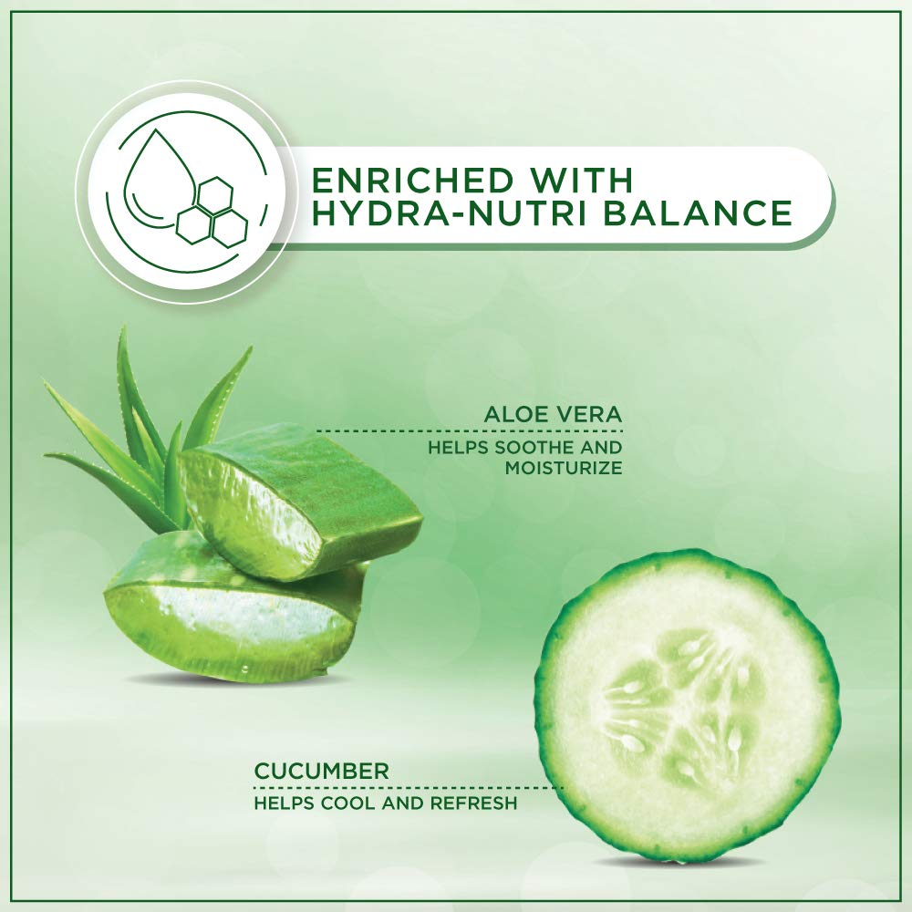 Himalaya Aloe & Cucumber Refreshing Body Lotion 400 ml | Aloe Vera & Cucumber | With Hydra Nutri Balance | Refreshes & Hydrates Skin, Pack of 1 Himalaya Aloe & Cucumber Refreshing Body Lotion 400 ml | Aloe Vera & Cucumber | With Hydra Nutri Balance | Refreshes & Hydrates Skin, Pack of 1